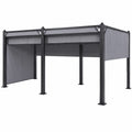 Pergola Aluminium avec Toit en Polycarbonate 3x6m, Id¨¦ale pour Terrasse, Protection UV et Hydrofuge