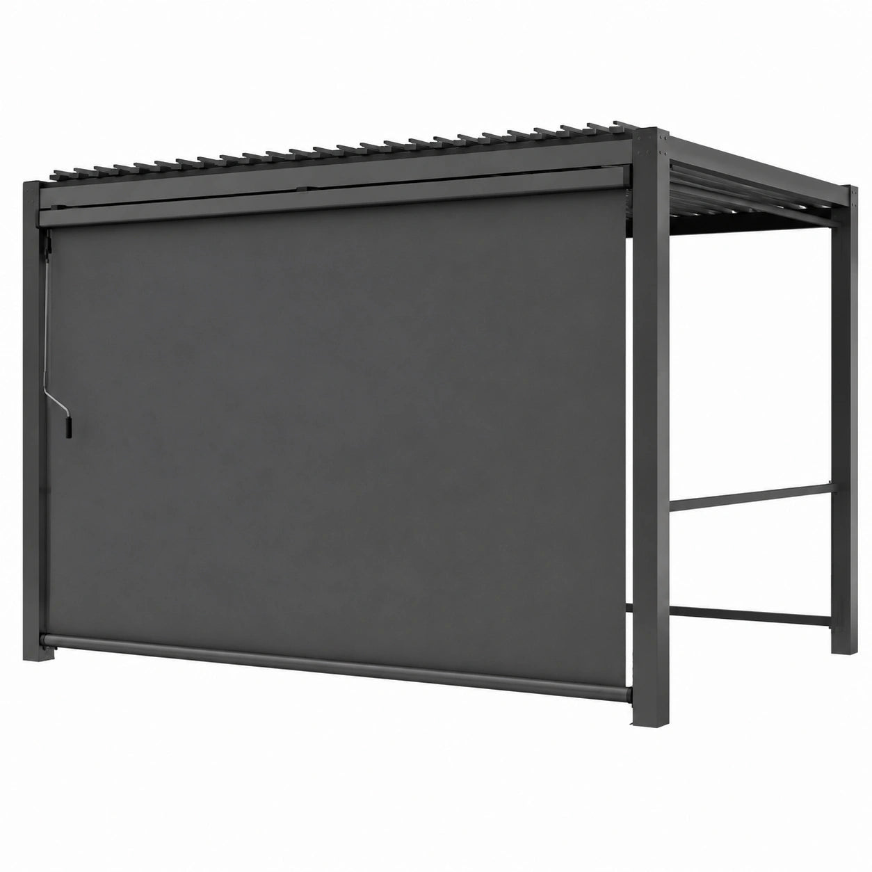 Pergola Bioclimatique R¨¦glable - 277 x 208 cm - Gris