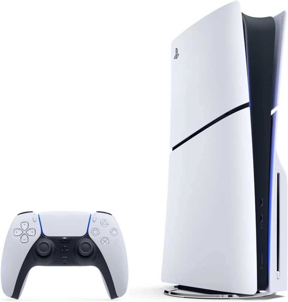 Sony PlayStation 5 Console Standard, 1 To, 4K Blu-ray, SSD Rapide, Audio 3D, Ray Tracing, DualSense Manette, Blanche