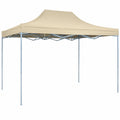Tonnelle de Jardin R¨¦tractable 3x4,5 m Blanc Cr¨¨me