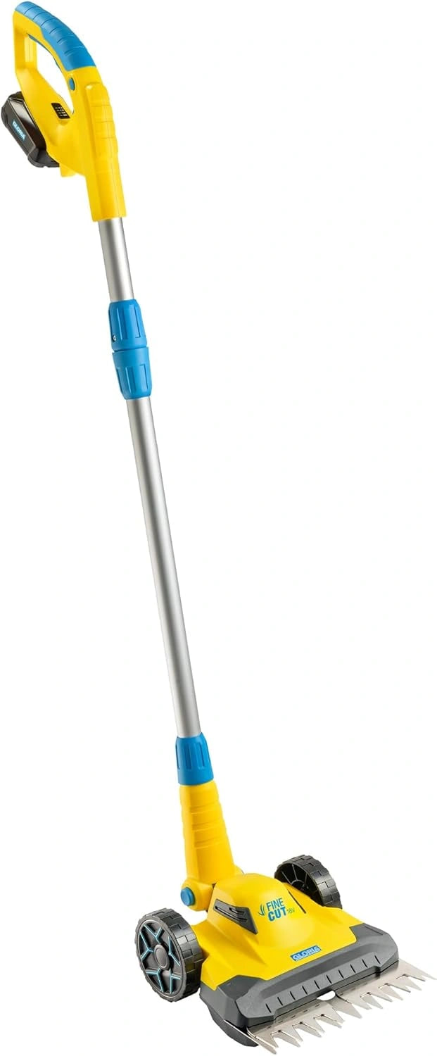 GLORIA FineCut 18V Set | Tondeuse et Coupe-bordures sans Fil avec Batterie Bosch | Largeur de Coupe 25 cm, Double Lame, Guidon Réglable | Entretien Optimal du Gazon