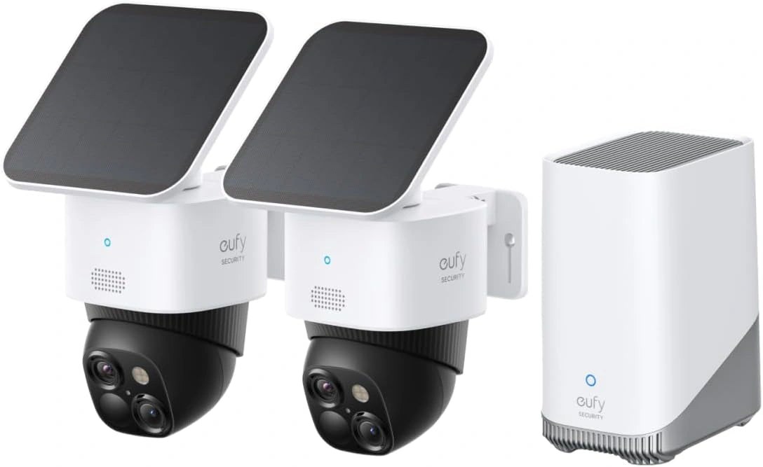 Caméra de Surveillance Solaire 3K Wi-Fi Extérieure 360° - Sans Fil et Sans Frais Mensuels