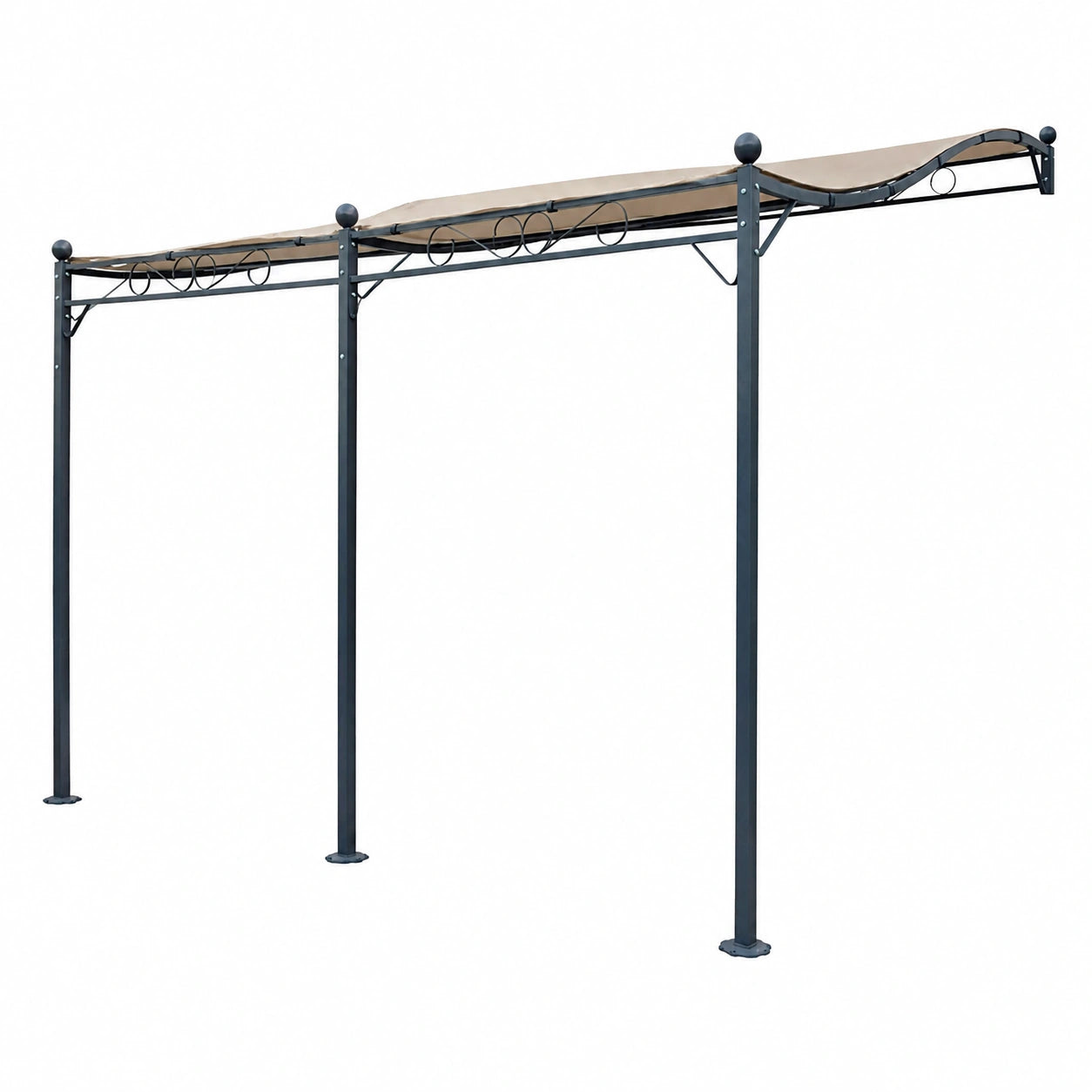 Toile d'ombrage pour pergola 3 x 4 m