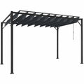 Pergola en Aluminium ¨¤ Lames Orientables 3x4 M Gris