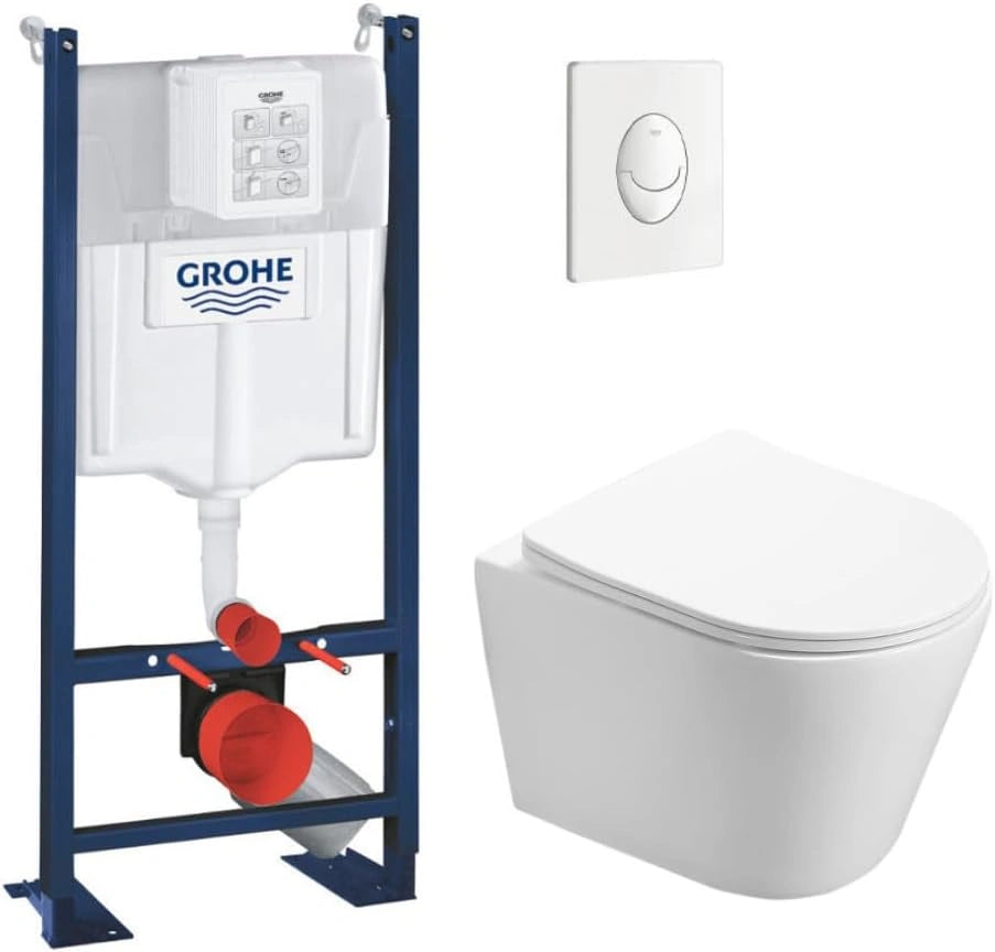 Pack Toilette Suspendue Grohe avec Accessoires Complets