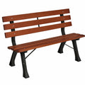 Banc ext¨¦rieur 2 places en aluminium et bois
