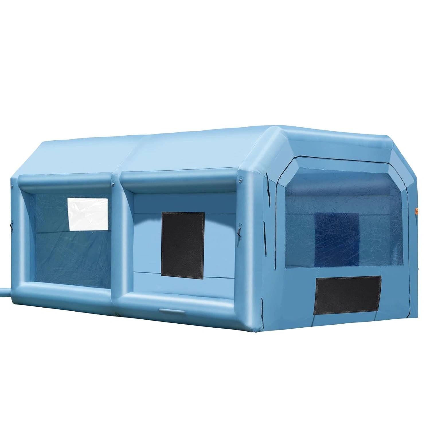Cabine de Peinture Gonflable VEVOR 6,4x4,1x3 m avec Ventilateur 1100 W et Filtration