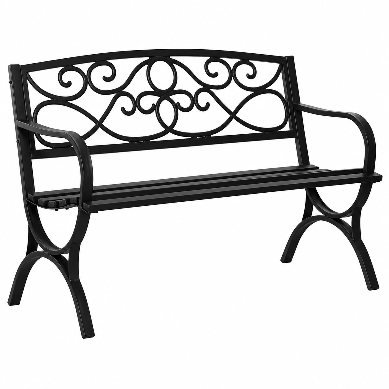 Banc de Jardin Ext¨¦rieur 2 Places R¨¦glable avec Accoudoirs