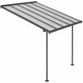 Pergola de Jardin en Aluminium et Polycarbonate, ¨¦l¨¦gante et Durable, Protection Terrasse