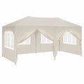 Tonnelle de Jardin Imperm¨¦able 3x6m avec Parois et Sacs de Sable