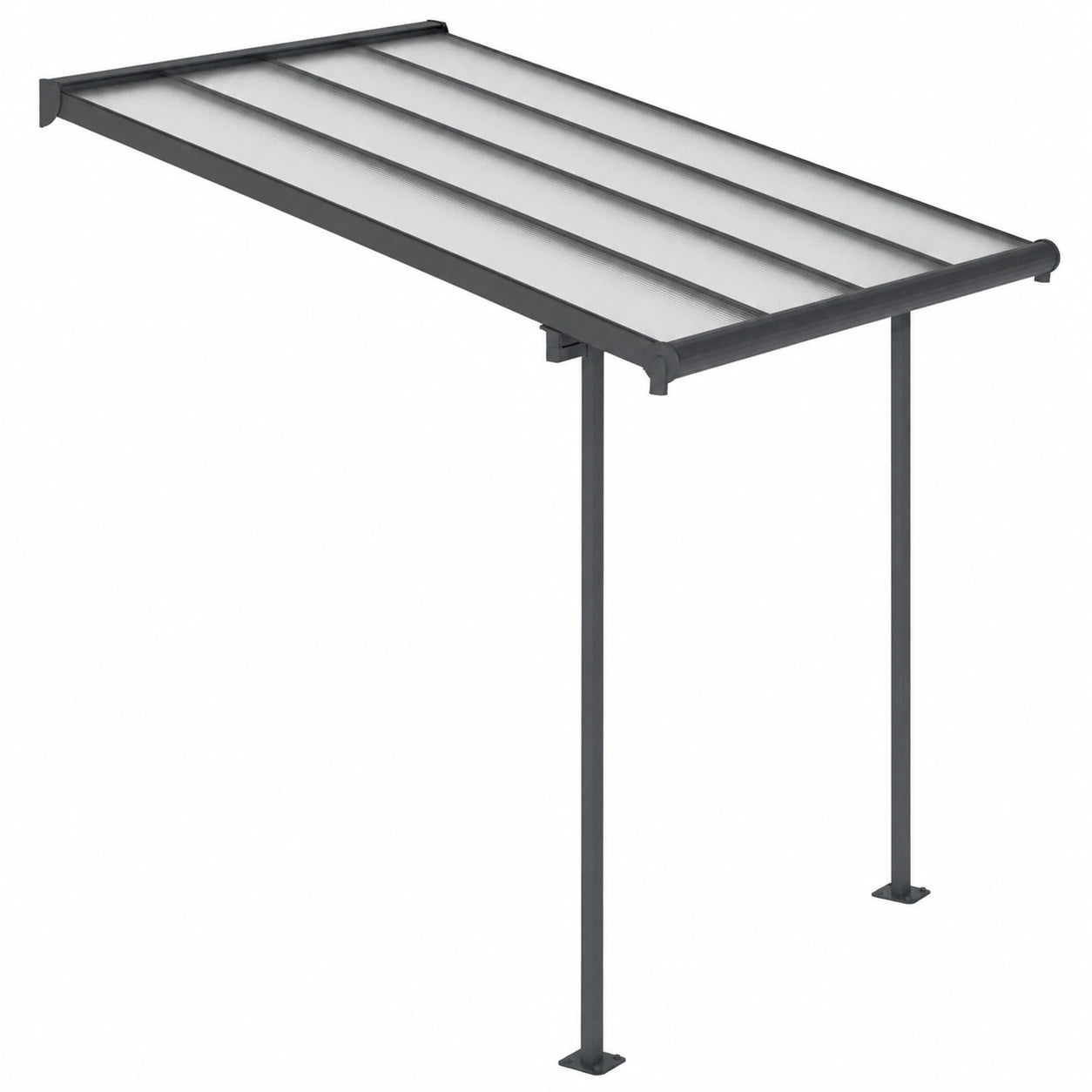 Pergola en Aluminium et Polycarbonate pour Terrasse Moderne