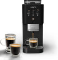 KRUPS Machine à Café à Grains, Ultra Compacte, Nettoyage Facile, Noire