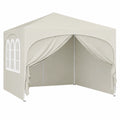 Tonnelle de Jardin Imperm¨¦able 3x3m avec Parois et Hauteur R¨¦glable