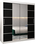 Armoire à Portes Coulissantes avec Miroir Verona 4 - Dressing Moderne pour Chambre Adulte