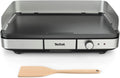 Plancha Électrique Tefal XXL pour 10-12 Personnes, Utilisation Intérieure et Extérieure, Anti-éclaboussures, Thermostat Ajustable, Inox