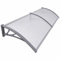 Auvent de Porte en Polycarbonate R¨¦sistant 200x80cm
