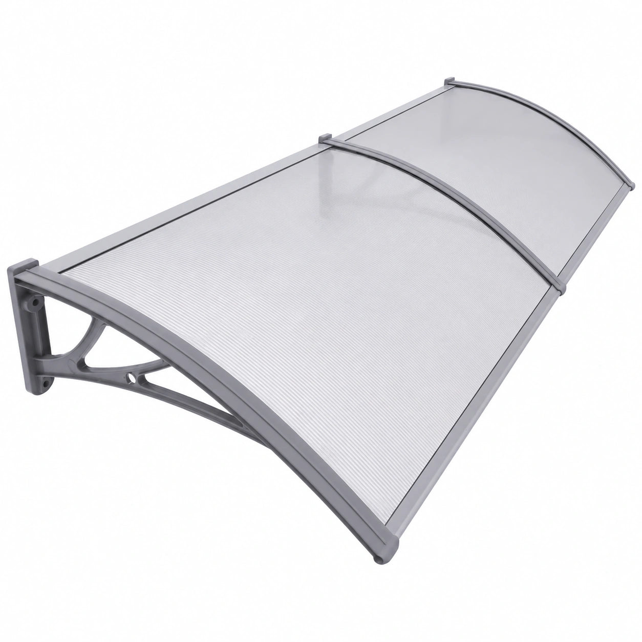 Auvent de Porte en Polycarbonate R¨¦sistant 200x80cm