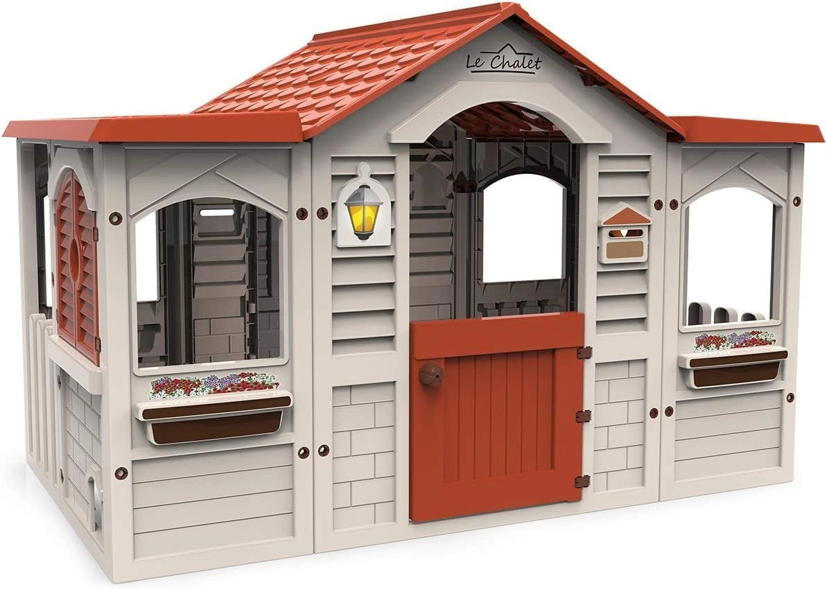 Maison de Jeu pour Enfants Chicos - Cabane Extérieure Durable en Plastique 24M+
