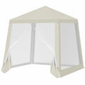 Tonnelle de Jardin Ext¨¦rieure avec Moustiquaire, Pergola avec Parois Lat¨¦rales en Maille, 3 x 3 m, Aspect Beige