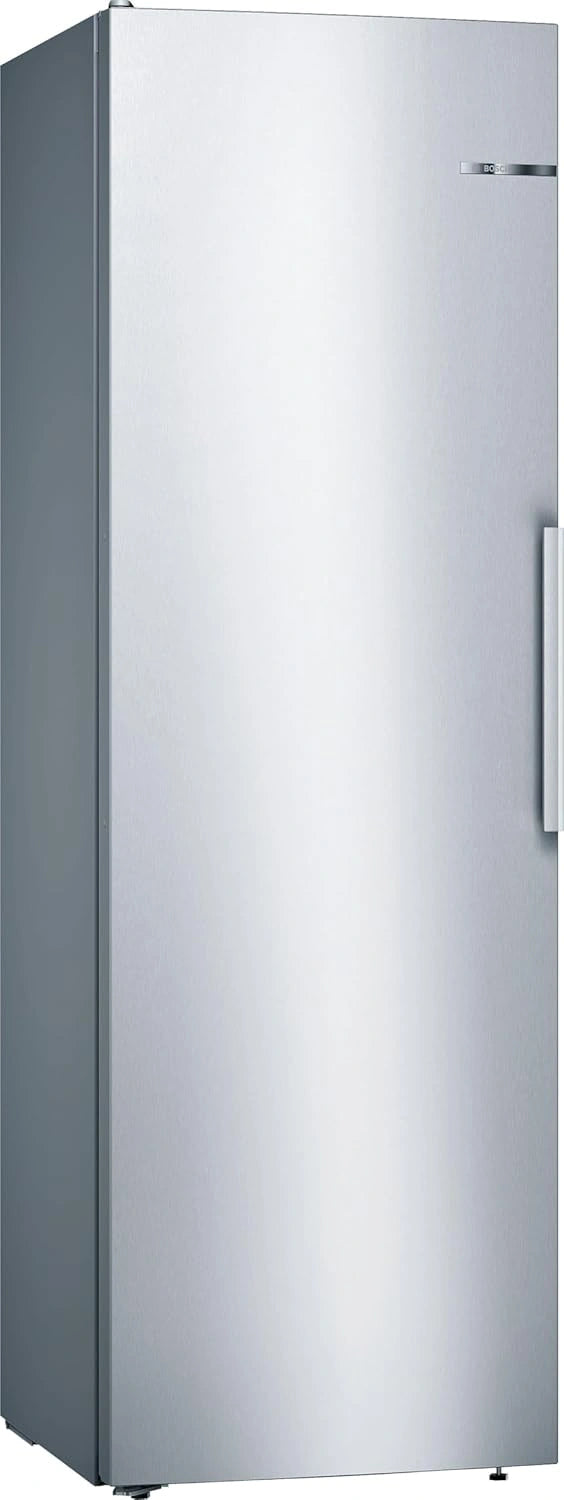Réfrigérateur Bosch Série 4, 1 Porte, 346L, Libre-Posée, Inox, 186x60cm