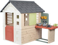 Smoby Maison Nature avec Atelier - Accessoires Inclus - Fabriqué en France