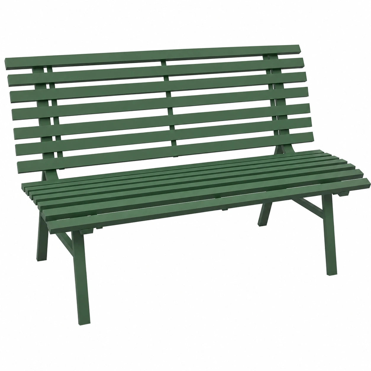 Banc de jardin ext¨¦rieur 2 places en aluminium vert