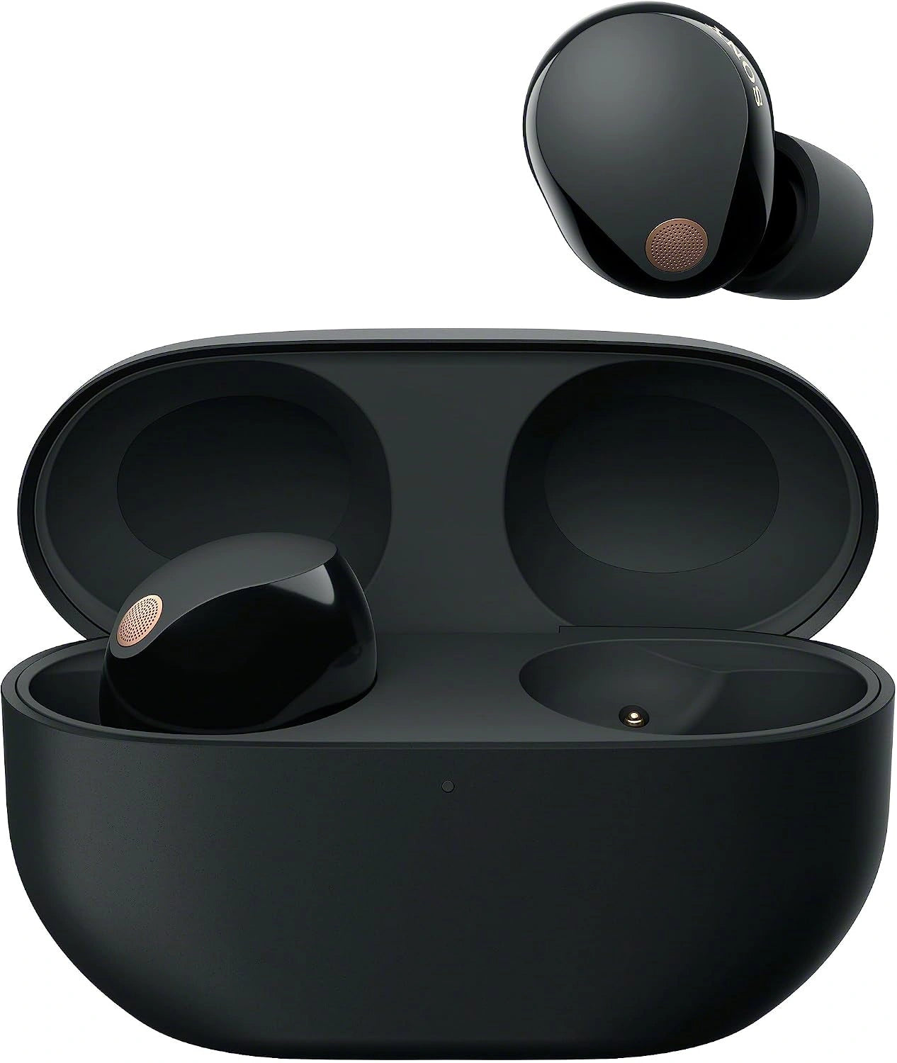Écouteurs Sony WF-1000XM5 Sans Fil à Réduction de Bruit, Autonomie 36h, Charge Rapide, Résistants à l'Eau IPX4, Compatibles iOS/Android - Noir