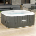 Spa Gonflable Arebos 4 Personnes 154x154cm avec 100 Jets de Massage et Chauffage