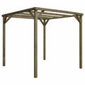 Pergola de jardin en bois r¨¦sistante 240 cm