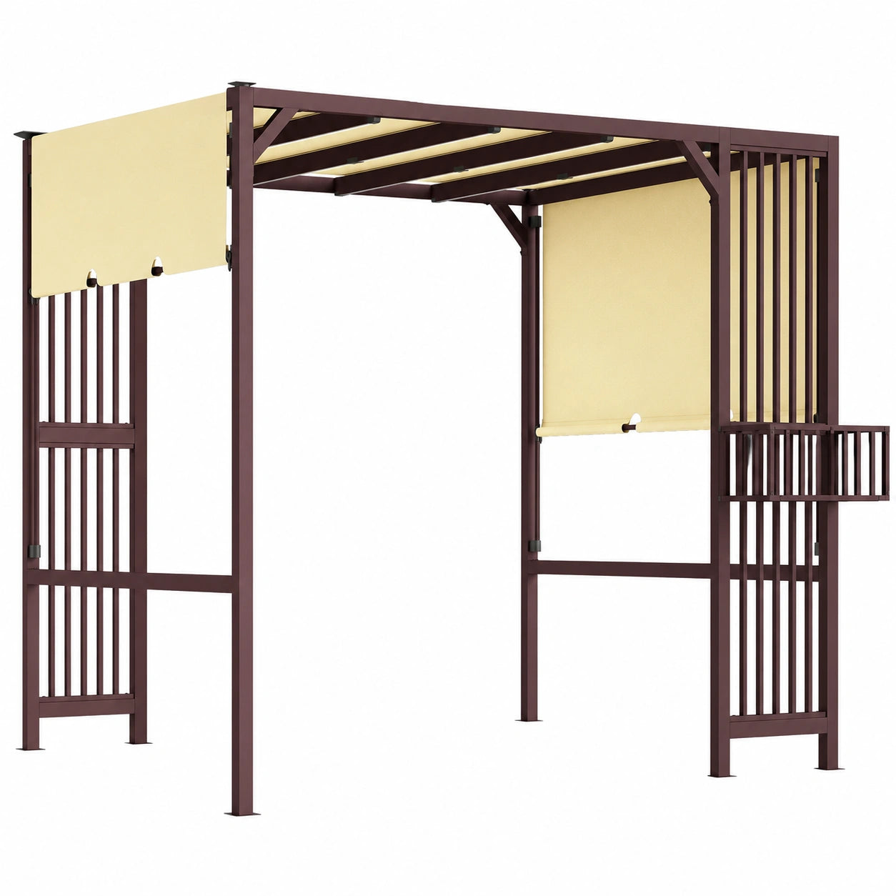 Pergola de Jardin R¨¦sistante aux Intemp¨¦ries avec Toit Ouvrant