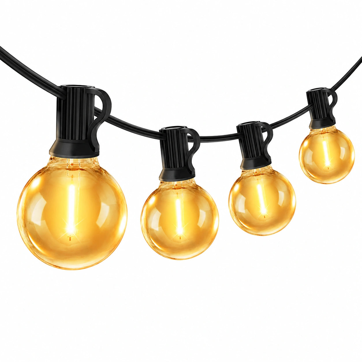 Guirlande Lumineuse Ext¨¦rieure 20M avec Ampoules LED Imperm¨¦ables