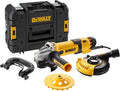 DEWALT - Meuleuse d'angle 125mm 1500W avec Kit de Surfaçage et Sécurité Anti-redémarrage