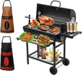 Barbecue au Charbon de Bois TEENO avec Accessoires Complètes et Grille XXL