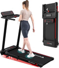 Tapis de Course CITYSPORTS Pliable 12 km/h avec Écran LED et Support Tablette pour Maison et Bureau