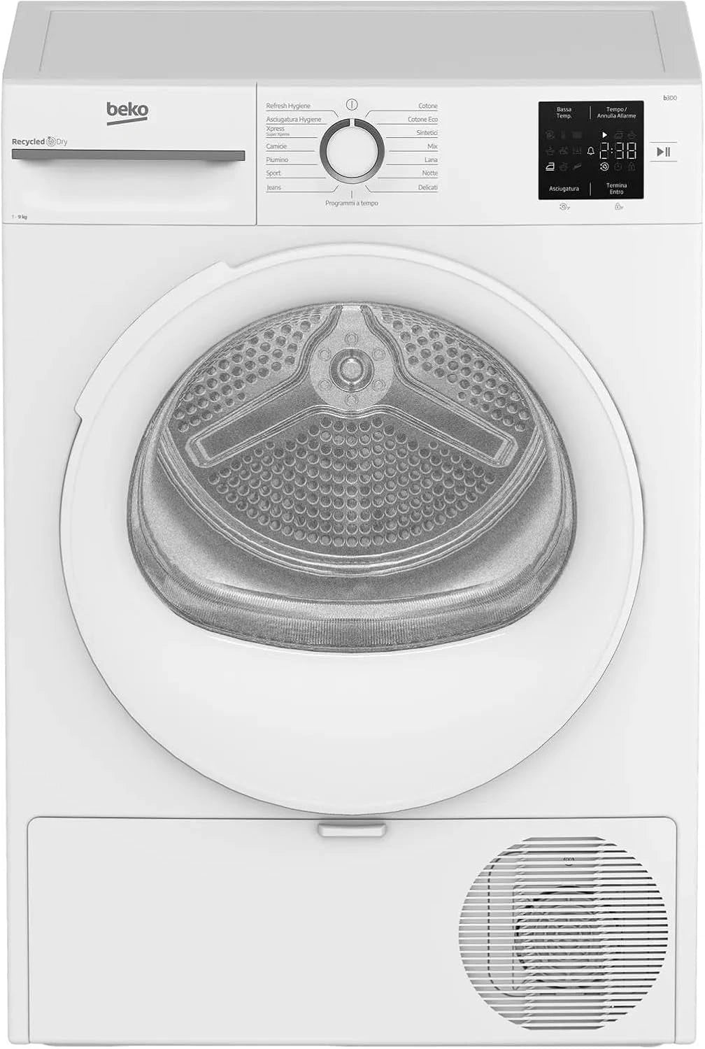 Sèche-linge frontal 9KG CE.C Inverter Écran numérique