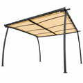 Toile imperm¨¦able pour pergola ou tonnelle, 4x7 m, couleur ivoire