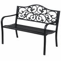 Banc de Jardin Cosy Chic 3 Places en M¨¦tal Anticorrosion