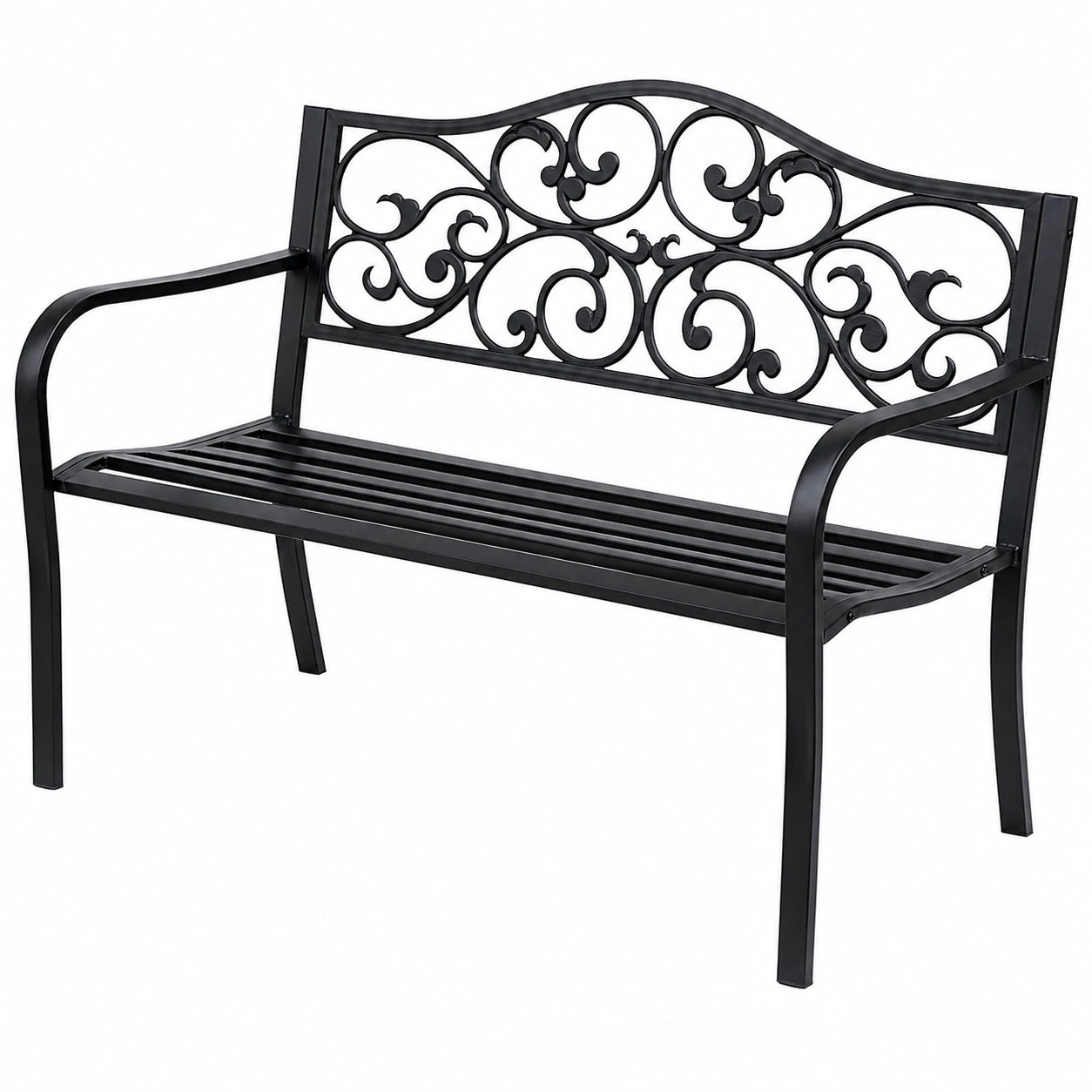 Banc de Jardin Cosy Chic 3 Places en M¨¦tal Anticorrosion