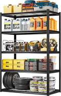 Étagère Métallique Robust 1500kg, 5 Niveaux Réglables 120x60x182 cm – Garage, Atelier, Cuisine